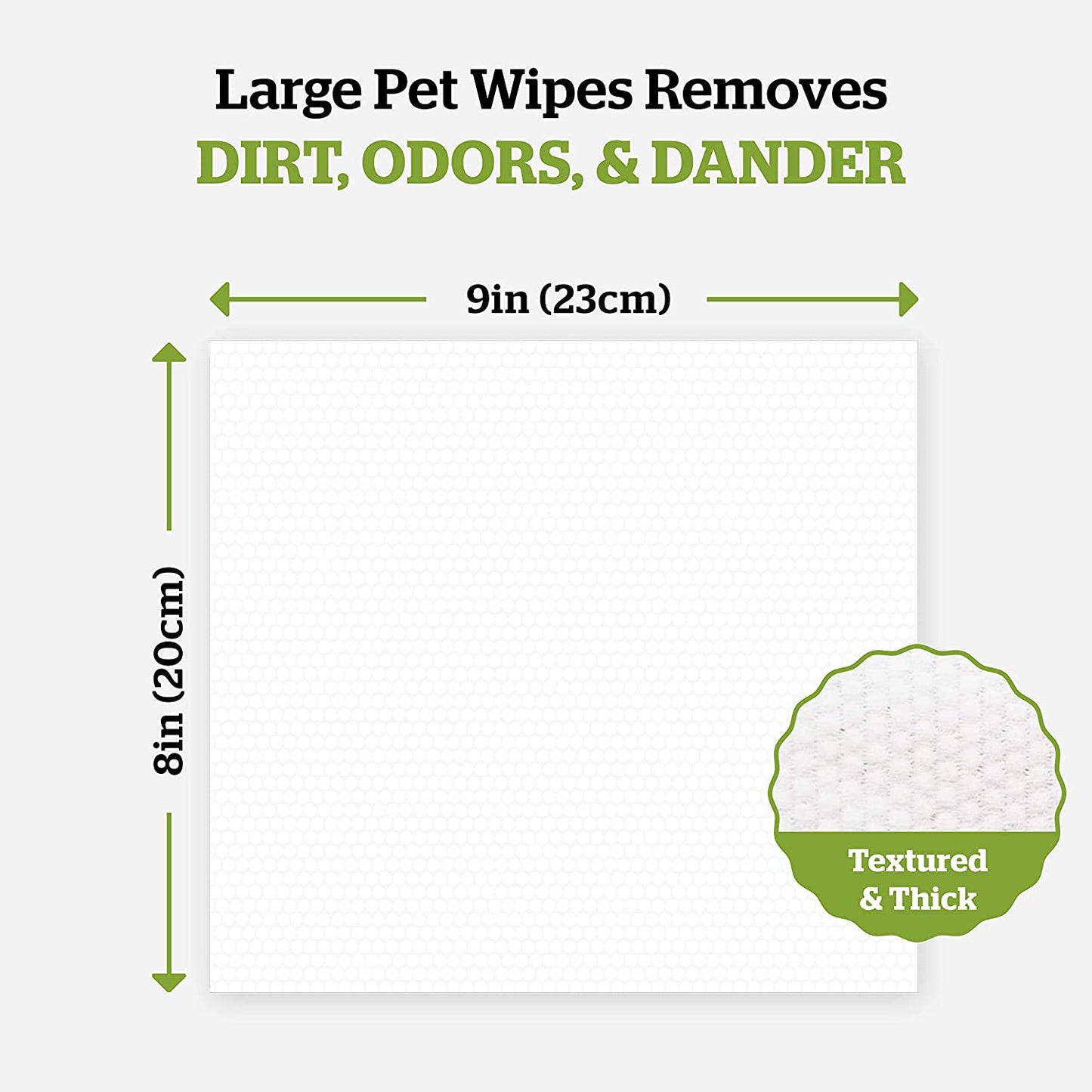 Pogi's Hypoallergenic Dog Grooming Wipes – 400 Count for Paws, Body & Butt – Gentle, Fragrance-Free Cleaning & Hydrating Solution