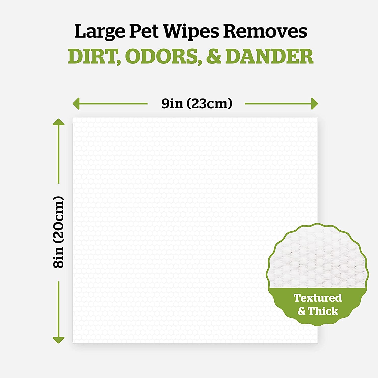 Pogi's Hypoallergenic Dog Grooming Wipes – 400 Count for Paws, Body & Butt – Gentle, Fragrance-Free Cleaning & Hydrating Solution