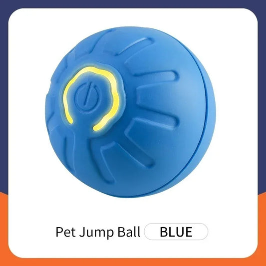 Interactive Smart Dog Toy Ball - USB Rechargeable Bouncing Ball with RGB Lights for Dogs and Cats