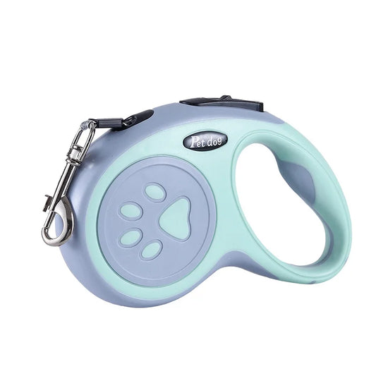Experience Ultimate Freedom with Our 3M & 5M Durable Nylon Retractable Dog Leash - Perfect for Small Dogs and Puppies!